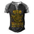 Veteran Veterans Day Usa Veteran We Care You Always 637 Navy Soldier Army Military Men's Henley Shirt Raglan Sleeve 3D Print T-shirt Black Grey