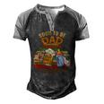 Vintage Soon To Be Dad 2022 Fathers Day Men's Henley Raglan T-Shirt Black Grey