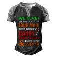 We Elves Try To Stick To The Four Main Food Groups Funny Christmas 608 Trending Shirt Men's Henley Shirt Raglan Sleeve 3D Print T-shirt Black Grey