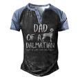 Dad Of A Dalmatian That Is Sometimes An Asshole Men's Henley Raglan T-Shirt Black Blue