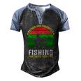 Father And Daughter Fishing Partners Father And Daughter Fishing Partners For Life Fishing Lovers Men's Henley Raglan T-Shirt Black Blue