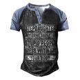 Father Grandpa I Dont Have A Stepdaughter But I Have An Awesome Daughter Stepdad 193 Family Dad Men's Henley Shirt Raglan Sleeve 3D Print T-shirt Black Blue