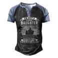 Father Grandpa Im Not A Perfect Daughter 115 Family Dad Men's Henley Shirt Raglan Sleeve 3D Print T-shirt Black Blue