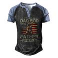 Its Not A Dad Bod Its A Father Figure Men Vintage Men's Henley Raglan T-Shirt Black Blue