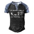 Mens If Zombies Chase Us Im Tripping You Funny Graphic Novelty Halloween T Shirt 173 Trendi Men's Henley Shirt Raglan Sleeve 3D Print T-shirt Black Blue