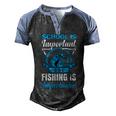 N Fishing Fisherman Kids Boys Men Bass Fishing Men's Henley Shirt Raglan Sleeve 3D Print T-shirt Black Blue