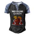 Negroni Queen Drinking Queen Men's Henley Raglan T-Shirt Black Blue