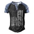 Papa Dad Bruh Fathers Day 4Th Of July Us Vintage Gift 2022 Men's Henley Shirt Raglan Sleeve 3D Print T-shirt Black Blue