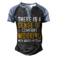 There Is A Sense Of Comfort Working With Abbas-Mustan Papa T-Shirt Fathers Day Gift Men's Henley Shirt Raglan Sleeve 3D Print T-shirt Black Blue
