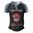 This Is My Christmas Pajama 878 Shirt Men's Henley Shirt Raglan Sleeve 3D Print T-shirt Black Blue