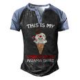 This Is My Christmas Pajama 879 Shirt Men's Henley Shirt Raglan Sleeve 3D Print T-shirt Black Blue