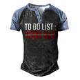 To Do List Your Dad 504 Trending Shirt Men's Henley Shirt Raglan Sleeve 3D Print T-shirt Black Blue