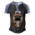 Trucker Dog I Truck Driver Havanese V2 Men's Henley Shirt Raglan Sleeve 3D Print T-shirt Black Blue