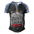 Weekend Forcast Wine Lover Outdoor 26 Shirt Men's Henley Shirt Raglan Sleeve 3D Print T-shirt Black Blue