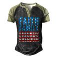4Th Of July S For Men Faith Family Friends Freedom Men's Henley Raglan T-Shirt Black Forest