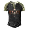 Aita Like Dad Only Cooler Tee- For A Basque Father Men's Henley Raglan T-Shirt Black Forest