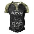 Best Buckin Dad Ever Fathers Day Men's Henley Shirt Raglan Sleeve 3D Print T-shirt Black Forest