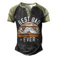 Best Dad Ever Fathers Day Gift Men's Henley Shirt Raglan Sleeve 3D Print T-shirt Black Forest