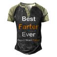 Best Farter Ever Oops I Meant Father Fathers Day Men's Henley Raglan T-Shirt Black Forest