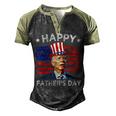 Biden 4Th Of July Joe Biden Happy Fathers Day Men's Henley Raglan T-Shirt Black Forest