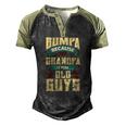 Mens Bumpa Because Grandpa Is For Old Guys Fathers Day Men's Henley Raglan T-Shirt Black Forest
