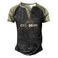 Call Of Daddy Parenting Ops Gamer Dads Fathers Day Men's Henley Raglan T-Shirt Black Forest