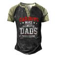Car Guys Make The Best Dads Mechanic Fathers Day Men's Henley Raglan T-Shirt Black Forest