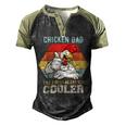 Chicken Chicken Chicken Dad Like A Regular Dad Farmer Poultry Father Day Men's Henley Shirt Raglan Sleeve 3D Print T-shirt Black Forest