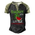 Mens Cute Watermelon Daddy Dad For Men Men's Henley Raglan T-Shirt Black Forest