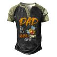 Dad Of The Bee Day Girl Hive Party Matching Birthday Men's Henley Raglan T-Shirt Black Forest