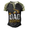 Dad Birthday Crew Construction Birthday V2 Men's Henley Shirt Raglan Sleeve 3D Print T-shirt Black Forest