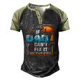 If Dad Cant Fix It No One Can Love Father Day Men's Henley Raglan T-Shirt Black Forest