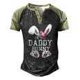 The Daddy Bunny Matching Family Happy Easter Day Egg Dad Men Men's Henley Raglan T-Shirt Black Forest