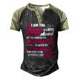 I Am The Daughter Of A King Fathers Day For Women Men's Henley Raglan T-Shirt Black Forest