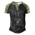 Dibs On The Baseball Coach Baseball Coach Men's Henley Raglan T-Shirt Black Forest