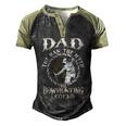 Father Grandpa Dadthe Bowhunting Legend S73 Family Dad Men's Henley Shirt Raglan Sleeve 3D Print T-shirt Black Forest