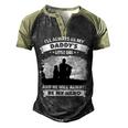 Father Grandpa Ill Always Be My Daddys Little Girl And He Will Always Be My Herotshir Family Dad Men's Henley Shirt Raglan Sleeve 3D Print T-shirt Black Forest