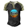 Fathers Day For Tatay Filipino Pinoy Dad Men's Henley Raglan T-Shirt Black Forest