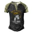 Our First Fathers Day Together 2021 Dad Men's Henley Raglan T-Shirt Black Forest
