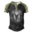 Funny I Like Big Bucks And I Cannot Lie Deer Hunting Men's Henley Shirt Raglan Sleeve 3D Print T-shirt Black Forest