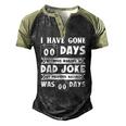 Mens I Have Gone 0 Days Without Making A Dad Joke Fathers Day Men's Henley Raglan T-Shirt Black Forest