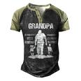 Grandpa Gift Grandpa Best Friend Best Partner In Crime Men's Henley Shirt Raglan Sleeve 3D Print T-shirt Black Forest