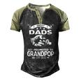 Great Dads Get Promoted To Grandpop Est 2021 Ver2 Men's Henley Raglan T-Shirt Black Forest