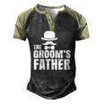 The Grooms Father Wedding Costume Father Of The Groom Men's Henley Raglan T-Shirt Black Forest