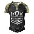 Happy Fathers Day Dad Dedicated And Devoted Men's Henley Shirt Raglan Sleeve 3D Print T-shirt Black Forest