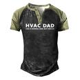 Hvac Technician Father Hvac Dad Men's Henley Shirt Raglan Sleeve 3D Print T-shirt Black Forest