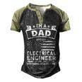 Im A Dad And Electrical Engineer Fathers Day & 4Th Of July Men's Henley Shirt Raglan Sleeve 3D Print T-shirt Black Forest