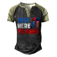 Just Here To Bang 4Th Of July Fireworks V2 Men's Henley Shirt Raglan Sleeve 3D Print T-shirt Black Forest