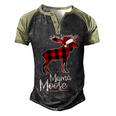 Mama Moose Matching Family Christmas 506 Shirt Men's Henley Shirt Raglan Sleeve 3D Print T-shirt Black Forest