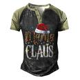 Mama Nana Claus Christmas Pajamas 505 Shirt Men's Henley Shirt Raglan Sleeve 3D Print T-shirt Black Forest